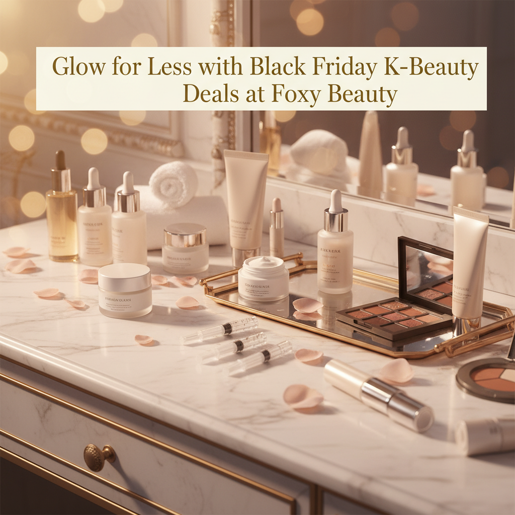 Glow for Less with Black Friday K-Beauty Deals at Foxy Beauty