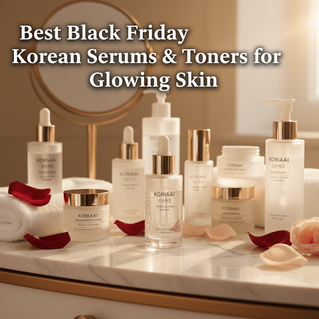 Best Black Friday Korean Serums & Toners for Glowing Skin
