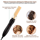 2-in-1 Hot Comb Straightener & Curler