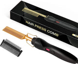 2-in-1 Hot Comb Straightener & Curler