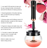 Electric Makeup Brush Cleaner - Red_2