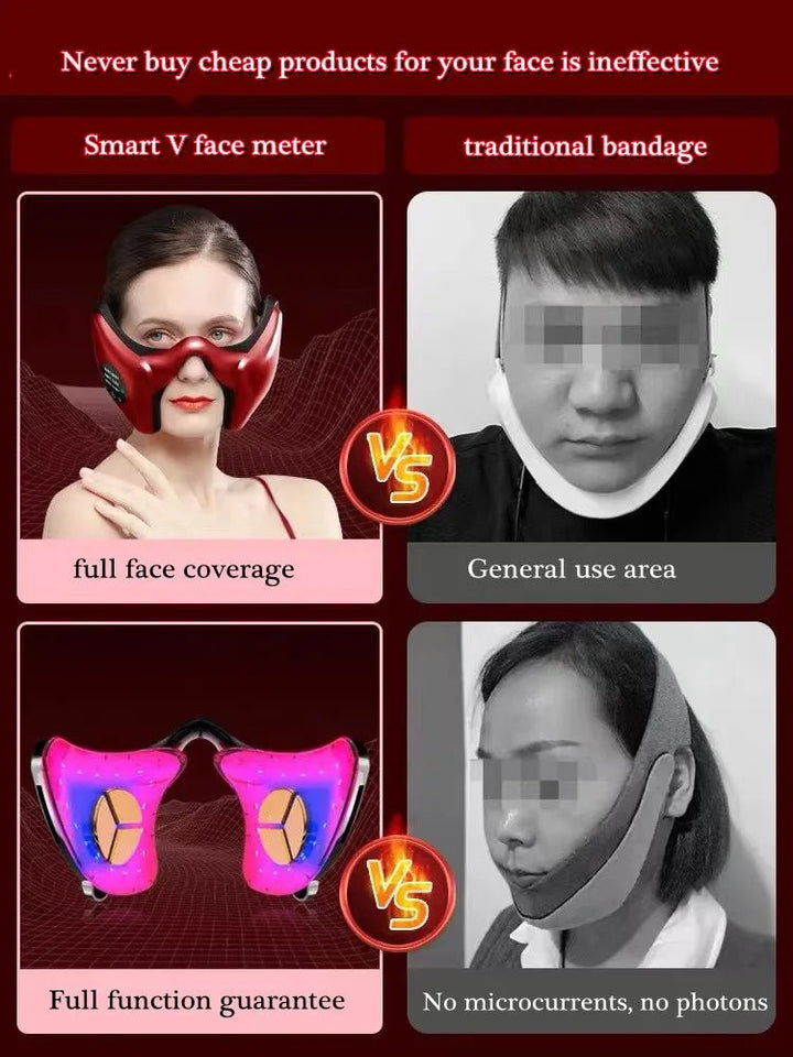 6-in-1 V-Shaped Facial Beauty Massager