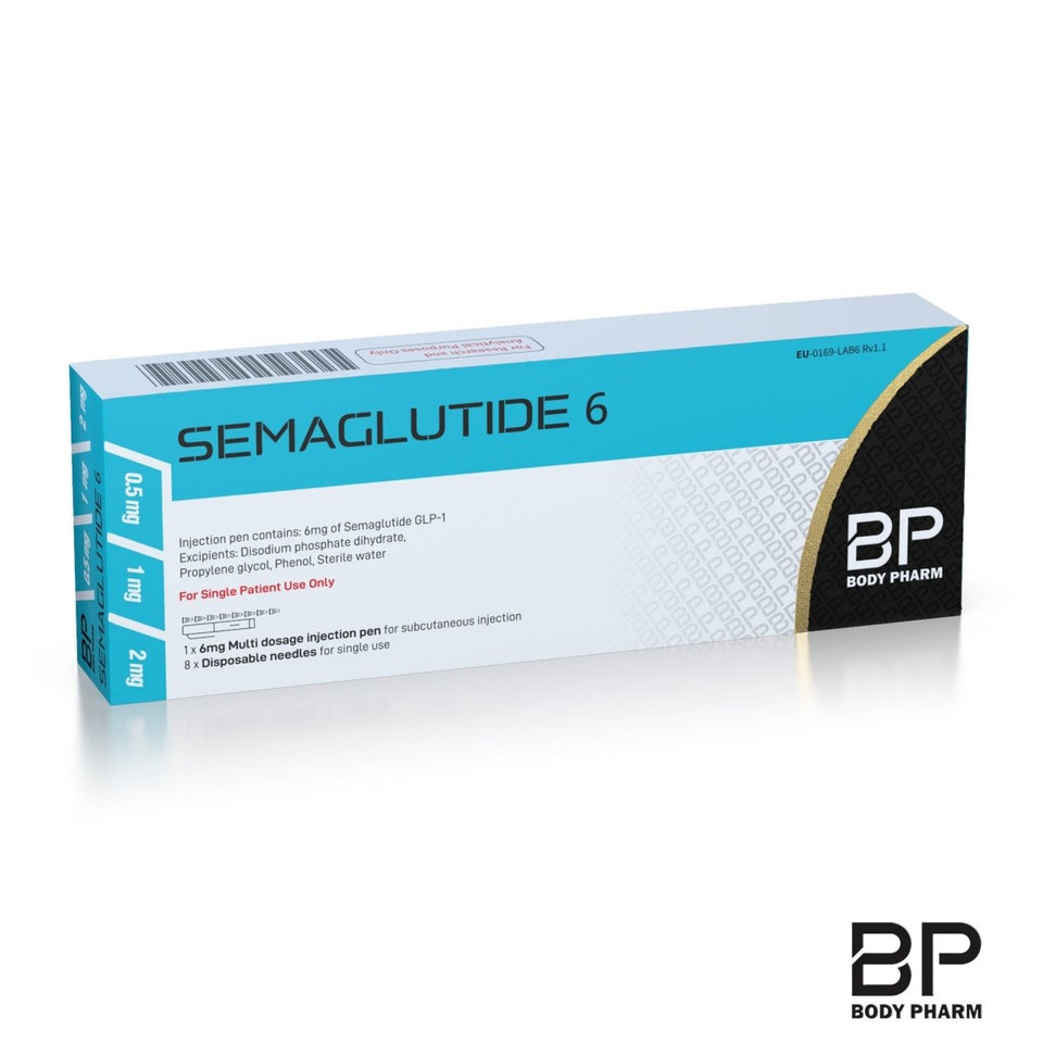 Body Pharm Semaglutide 6mg Pen - Bulk Weight Loss Injection Kit (Novazempic Alternative)