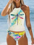 Coconut Halter Tankini Set Swimwear Bikini