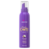 Aussie Miracle curls mousse with coconut oil