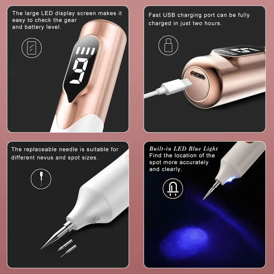 Laser Plasma Pen Mole Removal Tool