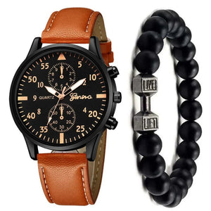 Luxury Men's Quartz Watches Gift Set