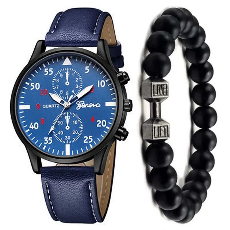 Luxury Men's Quartz Watches Gift Set