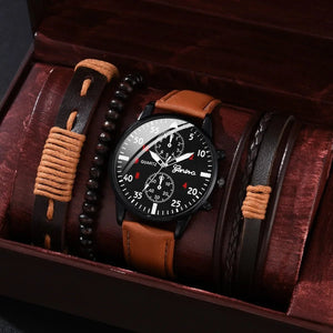 Luxury Men's Quartz Watches Gift Set