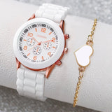 Luxury Women's Watch & Jewelry Set