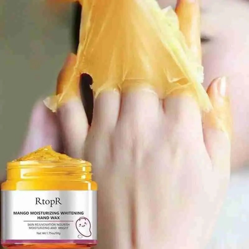Mango Hand Wax Mask Moisturizing Exfoliant