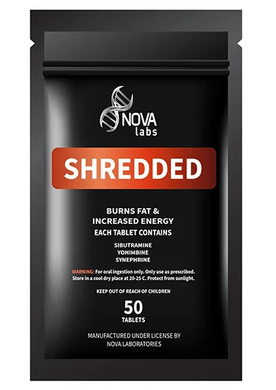 Nova Labs Shredded 20 Fat Burner – Buy Weight Loss Tablets South Africa (50 Tabs)