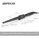 Professional styling hair curling wand